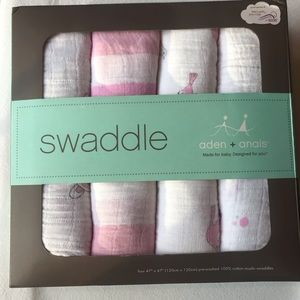 Aden and Anais Girls Swaddle Blankets